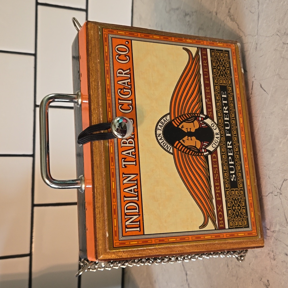 Cigar Box Wooden Purse